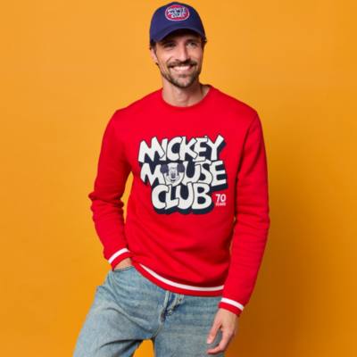 The Mickey Mouse Club 70th Anniversary Sweatshirt for Adults