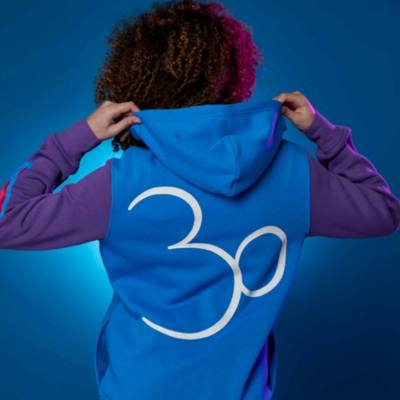 Disneyland Paris 30th Anniversary Grand Finale Zip Front Hooded Sweatshirt  For Adults