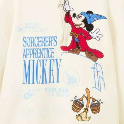 Felpa con cappuccio adulti Topolino Apprendista Stregone, Fantasia