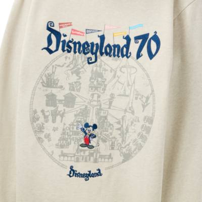 Sudadera capucha Mickey Mouse y mapa para adultos, Disneyland Resort 70.&ordm;&nbsp;aniversario