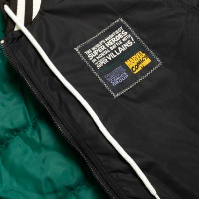 Marvel Comics Super Heroes and Super Villains Zip Front Jacket For Adults