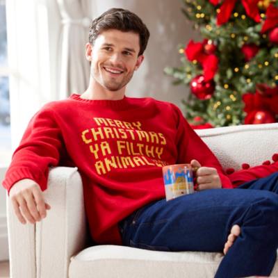 Home Alone 'Merry Christmas Ya Filthy Animal' Jumper For Adults