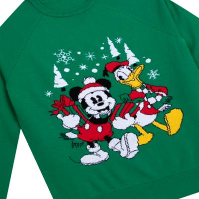 Mickey Mouse and Donald Duck Christmas Jumper for Adults