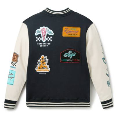 Blouson Caf&eacute; V8 de Flo style universitaire pour adultes, Disney Pixar Cars