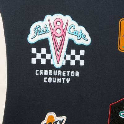 Blouson Caf&eacute; V8 de Flo style universitaire pour adultes, Disney Pixar Cars