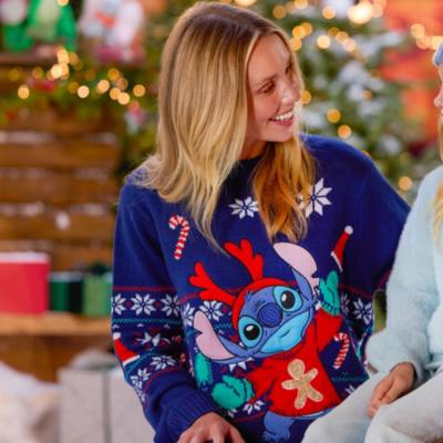 Stitch Christmas Jumper for Adults, Lilo & Stitch