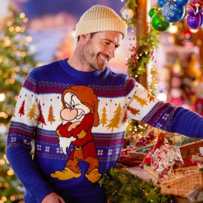 Grumpy Christmas Jumper for Adults, Snow White and the Seven Dwarfs