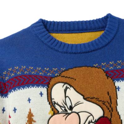 Grumpy Christmas Jumper for Adults, Snow White and the Seven Dwarfs
