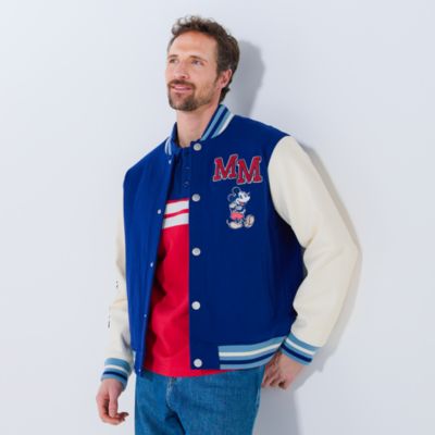 Mickey Mouse Nautical Varsity Jacket for Adults