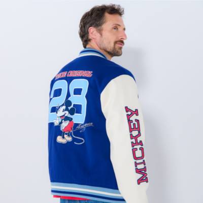 Mickey Mouse Nautical Varsity Jacket for Adults