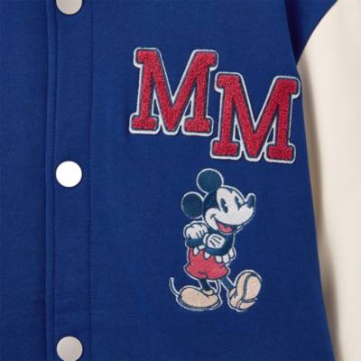 Mickey Mouse Nautical Varsity Jacket for Adults