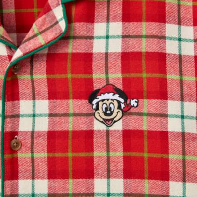 Mickey Mouse Festive Plaid Men's Pyjamas