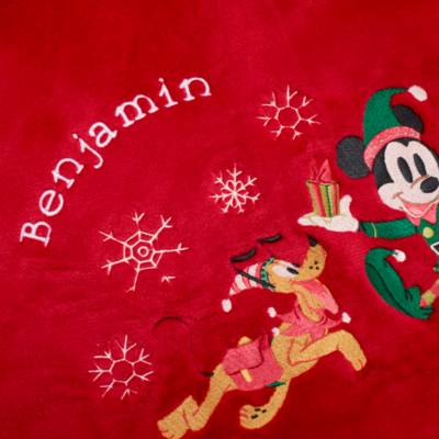Mickey Mouse and Pluto Festive Oversized Lounge Hooded Top For Adults
