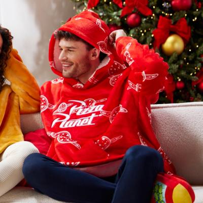 Pizza Planet Oversized Lounge Hooded Top For Adults, Toy Story