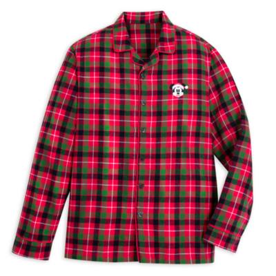 Mickey Mouse Festive Plaid Men's Pyjamas