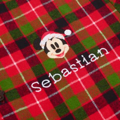 Mickey Mouse Festive Plaid Men's Pyjamas