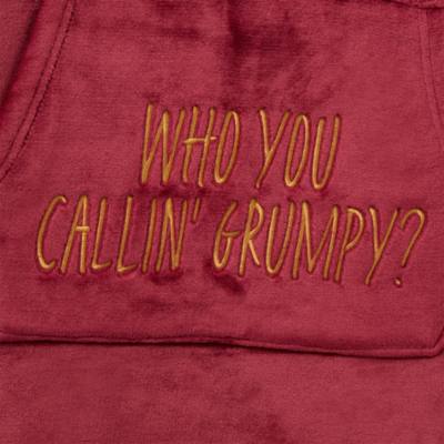 Grumpy Oversized Lounge Hooded Top for Adults, Snow White and the Seven Dwarfs