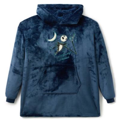 Sudadera con capucha extragrande Jack Skellington para adultos, Pesadilla antes de Navidad, Tim Burton