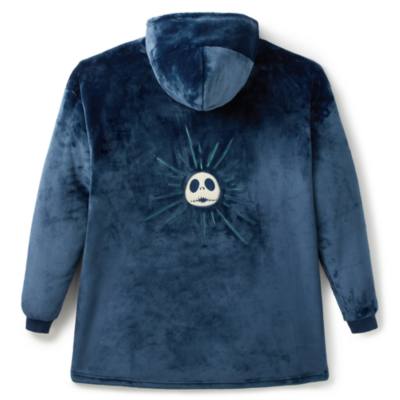 Felpa da casa extralarge con cappuccio adulti Jack Skeletron, Nightmare Before Christmas