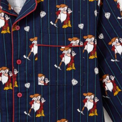 Pyjama Grincheux pour adultes, Blanche Neige et les Sept Nains