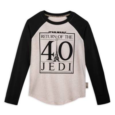 Disney Store Star Wars: Return of the Jedi 40th Anniversary Long Sleeve Top For Adults