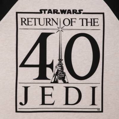 Disney Store Star Wars: Return of the Jedi 40th Anniversary Long Sleeve Top For Adults