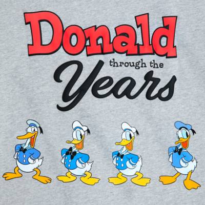 Donald Duck Through the Years 90th Anniversary T-Shirt For Adults