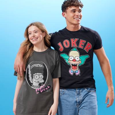 Krusty the Clown 'Joker' T-Shirt For Adults, The Simpsons