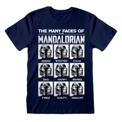 Star Wars: The Mandalorian - Der Mandalorianer - Many Faces - T-Shirt f&uuml;r Erwachsene