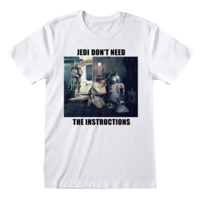 Star Wars 'Jedi Don&rsquo;t Need the Instructions' T-Shirt For Adults