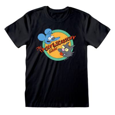 The Itchy and Scratchy Show T-Shirt For Adults, The Simpsons