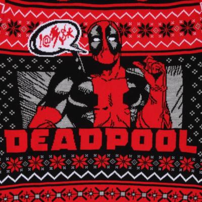 Deadpool Festive Jumper For Adults
