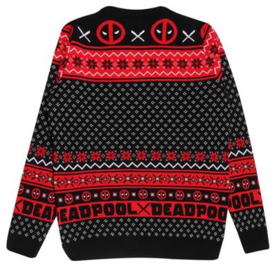 Deadpool Festive Jumper For Adults