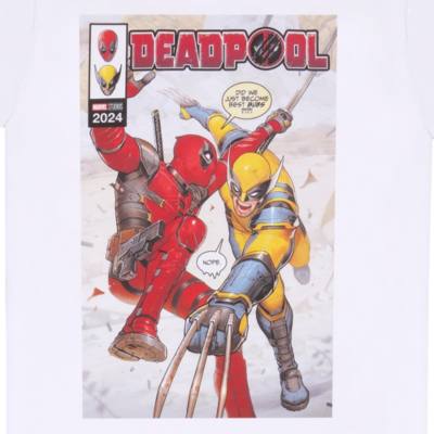 Deadpool & Wolverine Comic Book Cover T-Shirt For Adults