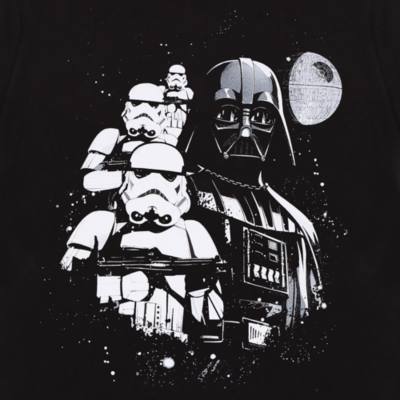 Maglietta adulti Darth Vader e Stormtrooper, Star Wars