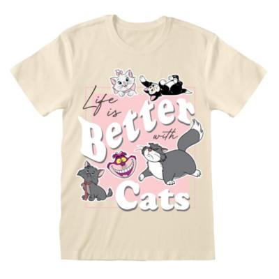 Life is Better with Cats T-Shirt For Adults