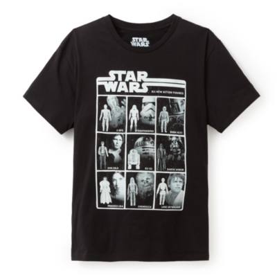 Camiseta personajes Star Wars para adultos