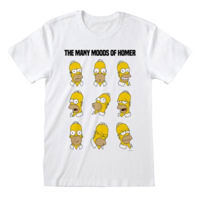 Homer Simpson Many Moods T-Shirt For Adults, The Simpsons