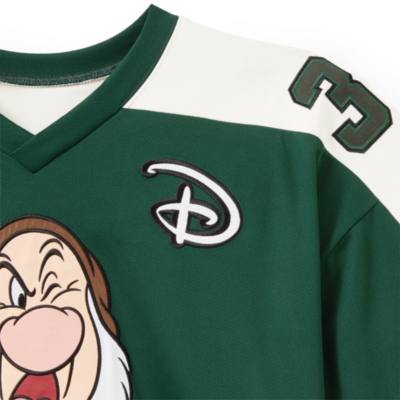 Maillot de sport Grincheux pour adultes, Blanche Neige et les Sept Nains