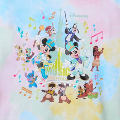 Mickey Mouse and Friends Disneyland Paris Music Festival T-Shirt For Adults