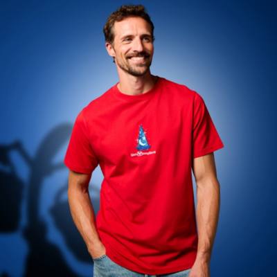 Walt Disney World Mickey Mouse Sorcerer's Hat T-Shirt for Adults, Fantasia