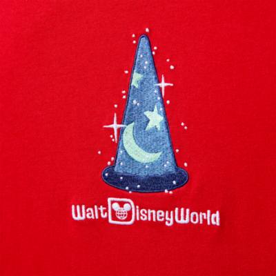 Walt Disney World Mickey Mouse Sorcerer's Hat T-Shirt for Adults, Fantasia