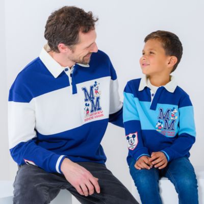 Mickey Mouse Nautical Rugby Top for Adults