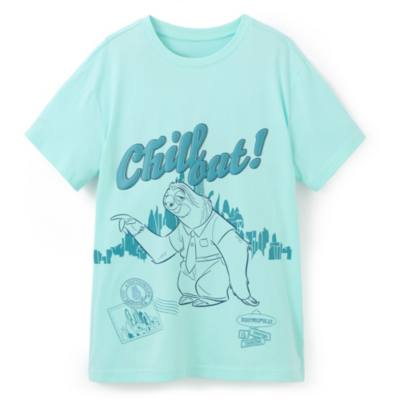 Camiseta Flash Slothmore para adultos, Zootr&oacute;polis