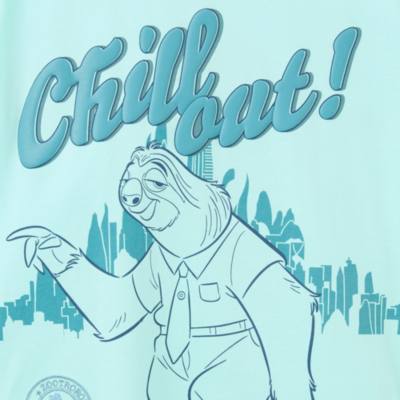 Camiseta Flash Slothmore para adultos, Zootr&oacute;polis