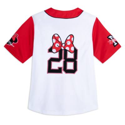 Minnie Mouse Baseball Shirt For Adults