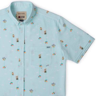 RSVLTS Up 'Going Up' Stretch Men's Short Sleeve Seersucker Shirt