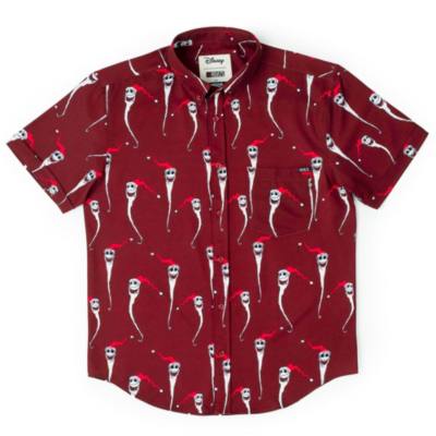 RSVLTS Tim Burton's The Nightmare Before Christmas 'Festive Jack' Men's Short Sleeve Shirt