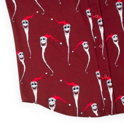 RSVLTS Tim Burton's The Nightmare Before Christmas 'Festive Jack' Men's Short Sleeve Shirt