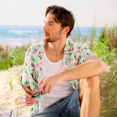 Mickey Mouse Summer Short Sleeve Shirt for Adults